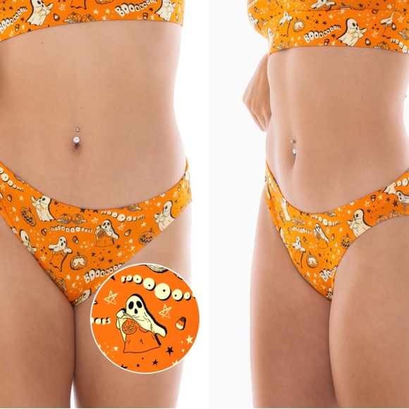 Shinesty “The Paranormal Entitty Ghost Busts” Modal Bikini Underwear, Size: S - Picture 1 of 6